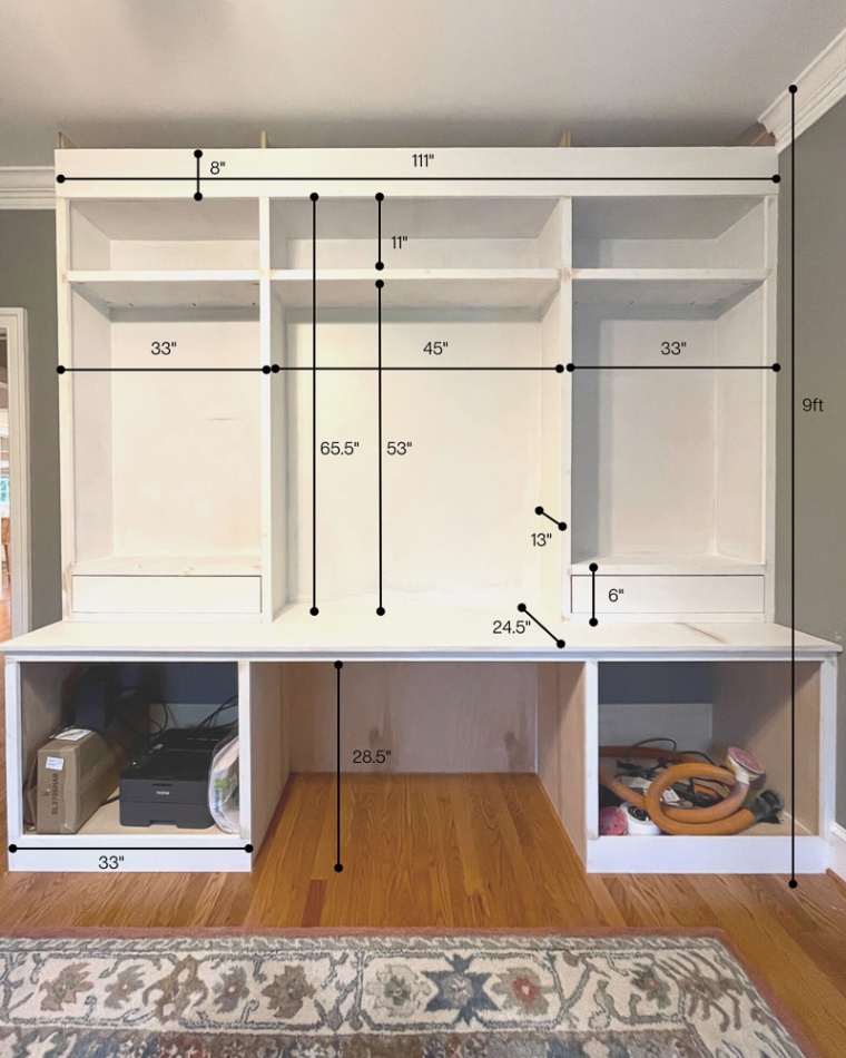 built in cabinet design Bulan 1 How To DIY Built In Cabinets For Home Office