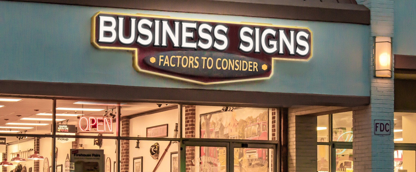 business sign designs Bulan 3 How to make a business sign: Factors to consider in   Blog