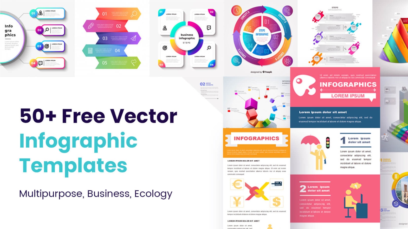 free graphic design templates Niche Utama Home + Free Vector Infographic Templates: Multipurpose, Business