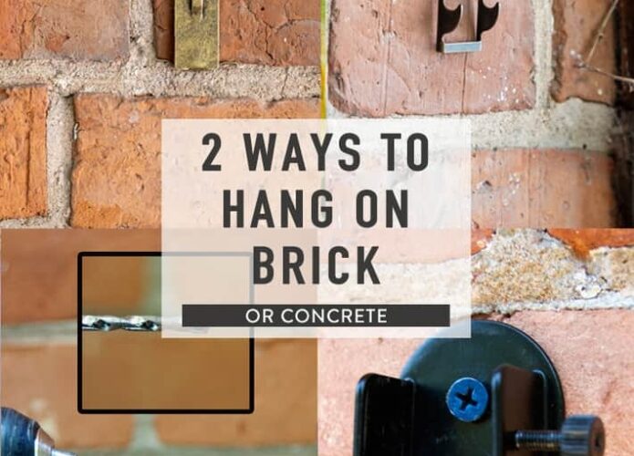 How To Put Decorations On Brick