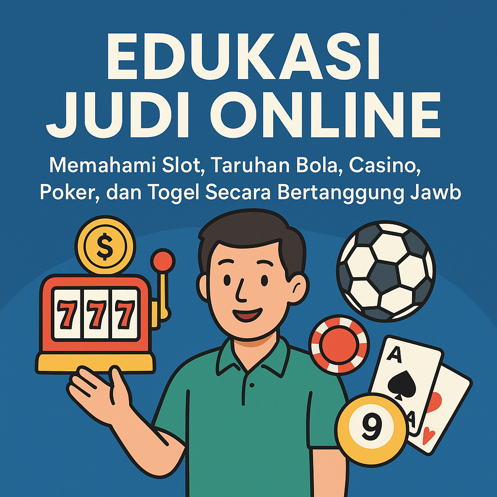 Edukasi Judi Online: Memahami Slot, Taruhan Bola, Casino, Poker, dan Togel Secara Bertanggung Jawab